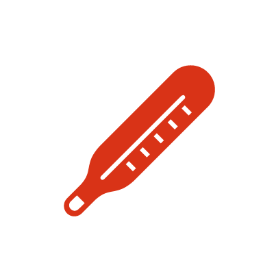 Icon showing a scale looking like a thermometer