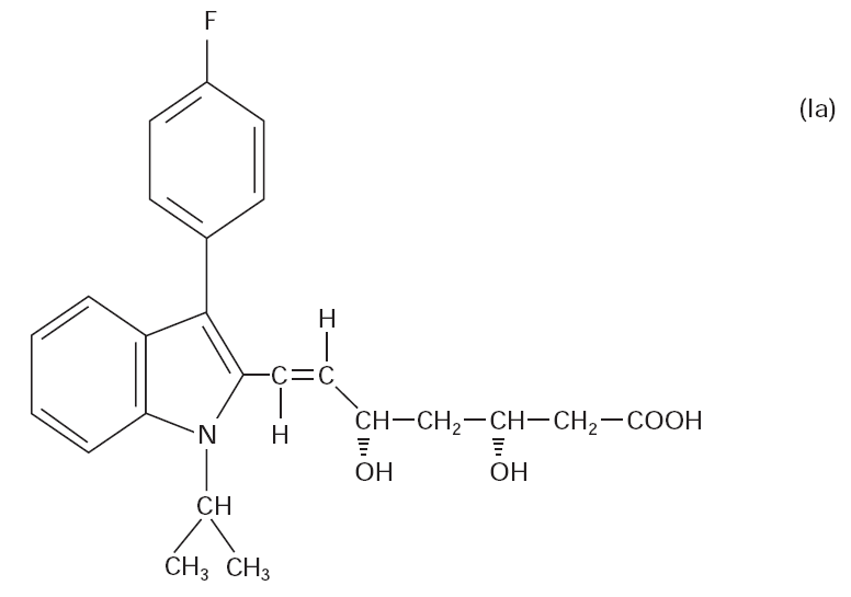 sous forme racémique ou énantiomérique ; sous forme d'acide libre, de sel, d'ester ou de δ-lactone,...